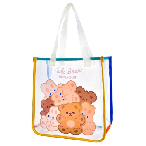 Clear Bear Tote Bag - Teddy Bear Bag