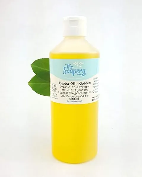 Jojoba Oil Organic Cold Pressed 500ml - 100% Pure - 500 ml (Pack of 1)