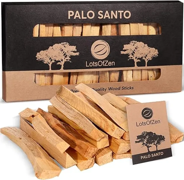 LOTS OF ZEN Palo Santo Sticks Authentic (Approx. 160 Grams | 5.6 Oz) — Large Pack — 100% Natural Spiritual Cleansing Palo Santo Smudge Sticks from Peru — Wild Harvested Sustainably Hand Picked