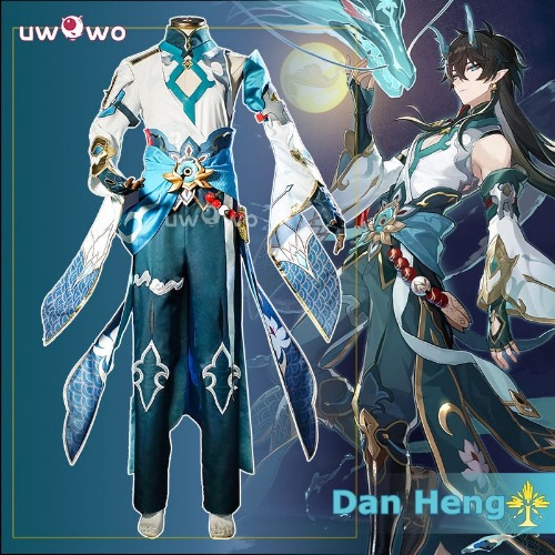 Uwowo Collab Series: Honkai: Star Rail Dan Heng Imbibitor Lunae Danheng Dragon Cosplay Costume - 【Pre-sale】L