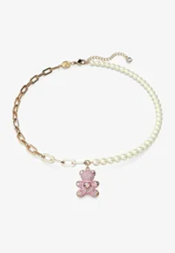 Swarovski Ketting - roségold/roze 