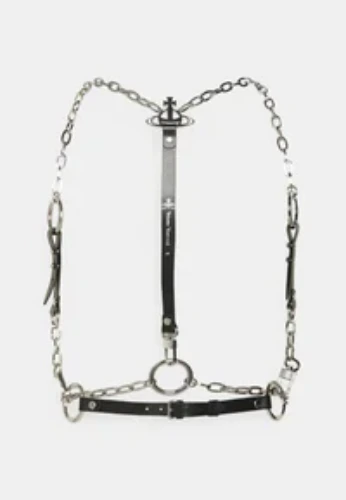 STUDS BELTS CHAIN HARNESS - Korset - black