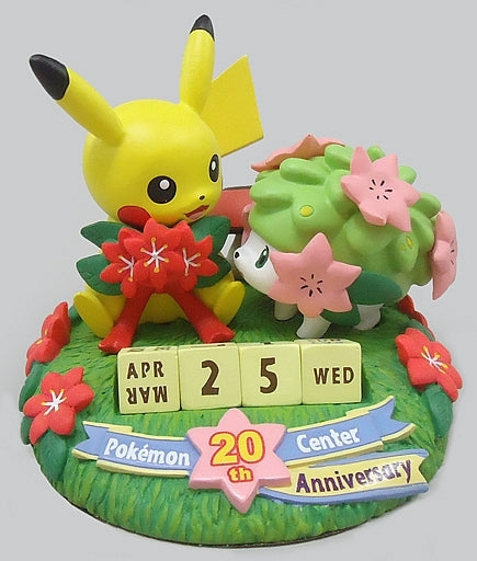 Pocket Monsters - Pikachu - Shaymin - Tamagetake - Pokémon Center 20th Anniversary - Eternal Calendar (Pokémon Center) - Pre Owned