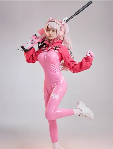 Nikke: The Goddess of Victory International Alice Cosplay Costume Bodysuit Set
