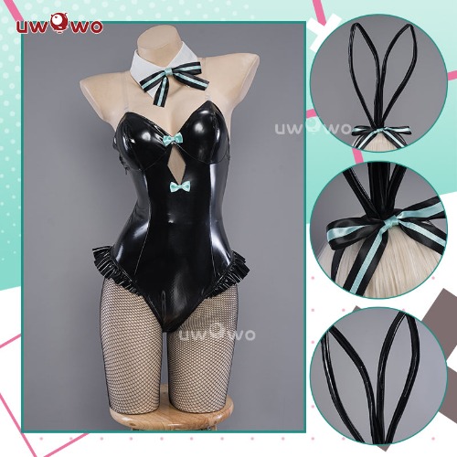 Uwowo V Singer Cute Bunny Cosplay Costume - 【In Stock】L