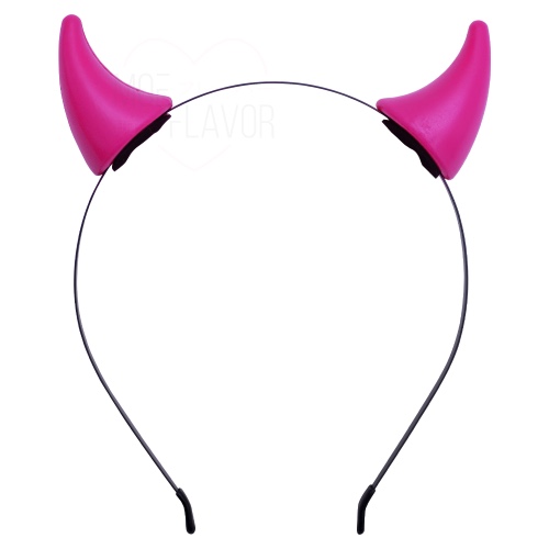 Devil Horn Headband - Pink