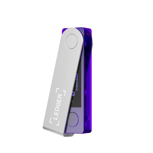 Ledger Nano X Crypto Hardware Wallet (Cosmic Purple) - Bluetooth - The Best Way to securely Buy, Manage and Grow All Your Digital Assets - Cosmic Purple