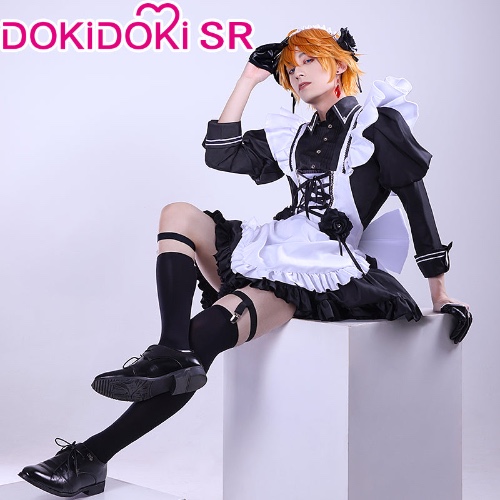 【 Ready For Ship】DokiDoki-SR Game Genshin Impact Cosplay Tartaglia/Childe Maid Costume | XL