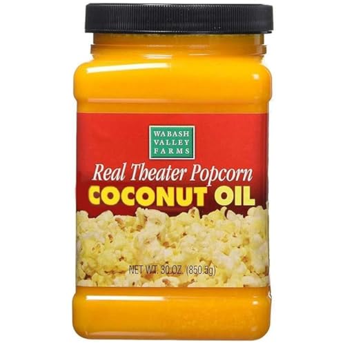 Wabash Valley Farms - Real Theater Coconut Popping Oil - 30 oz (Packaging May Vary) - Popping Oil