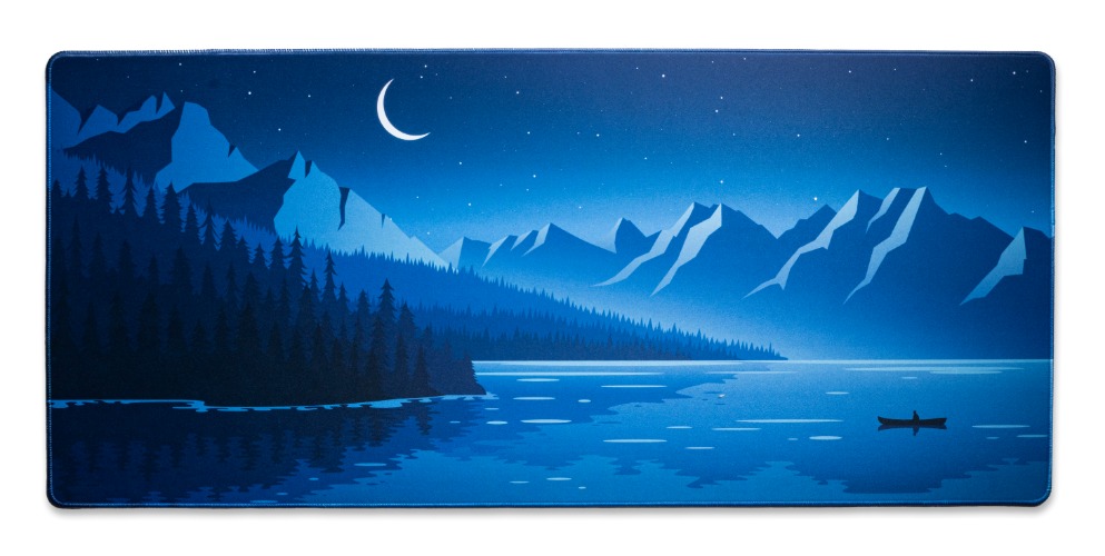 Alberta V2 Desk Mat - Night