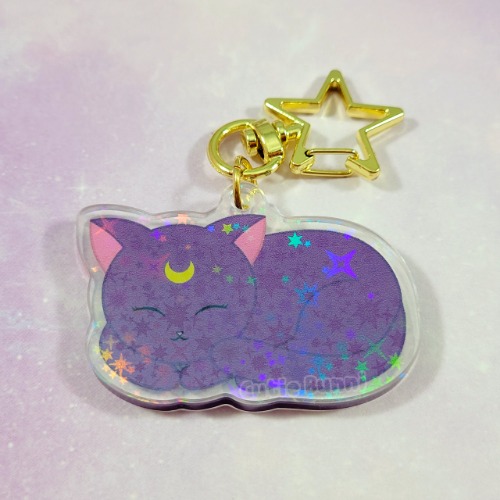 [Sailor Moon] Luna Acrylic Charm Keychain