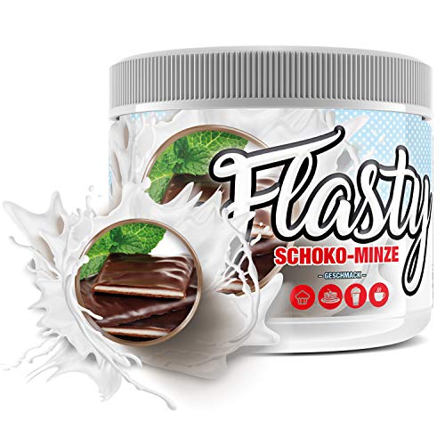 Flasty Geschmackspulver (Schoko Minze) 1 x 250g Kalorienarmes Flavour Pulver mit 'Nur 7 kcal pro Portion' bringt es Leben in deinen Quark, Joghurt und vielem mehr. - Schoko Minze