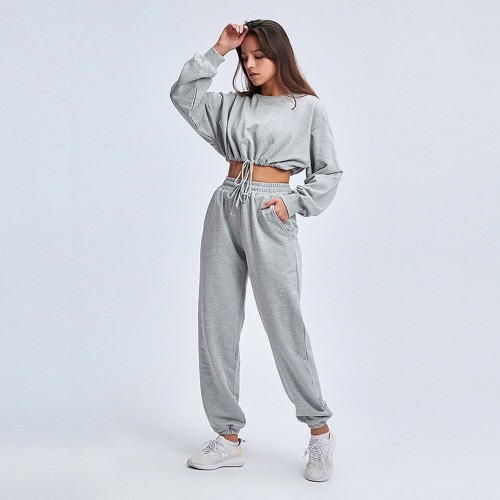 2-Piece Jogger Set - Grey / S