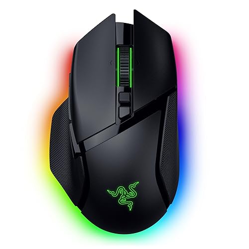 Razer Basilisk V3 Pro 35K Wireless Gaming Mouse: HyperScroll Tilt Wheel - 35K DPI Optical Sensor Gen 2-13 Customizable Controls - Chroma RGB - Optical Switches Gen 3 - Up to 140 Hr Battery - Black