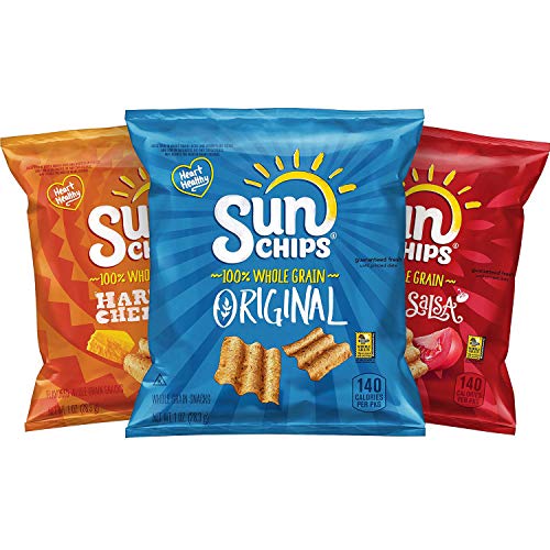 Sunchips Multigrain Chips Variety Pack, 40 Count - 28.3 g (Pack of 40)