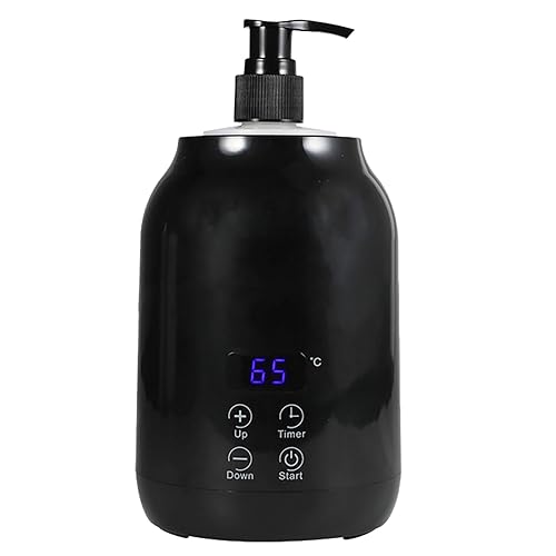 TITA-DONG Massage Oil Warmer, Professional Body Lotion Warmer Dispenser, LED Display Touch Control Temperature Adjustable Body Lotion Warmer for Salon, Barber Shops, Home