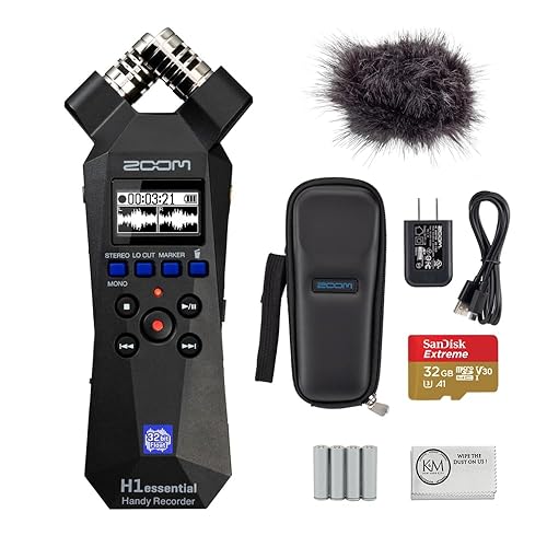 Zoom H1essential 2-Track 32-Bit Float Portable Audio Recorder