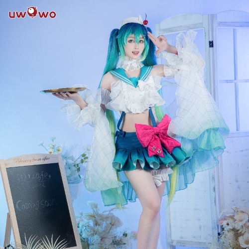 【In Stock】Uwowo V Singer Melon Soda Float Ver Cosplay Costume - S