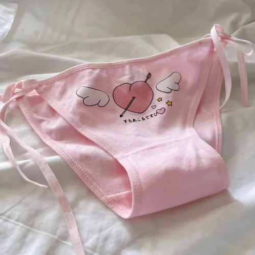 Magical Girl Tie Up Panties - Pink love Arrow