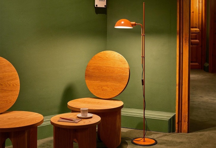 Funiculi Floor Light | Green