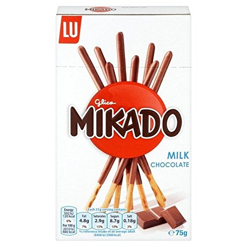 Mikado Milk Chocolate Biscuit 75g - Pack of 6