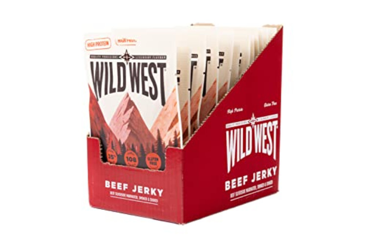 Wild West Original Beef Jerky, 35 g, pack of 12 - Original