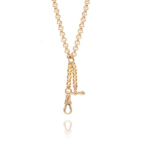 Albert Chain with Dog Clip Clasp | 17 inches