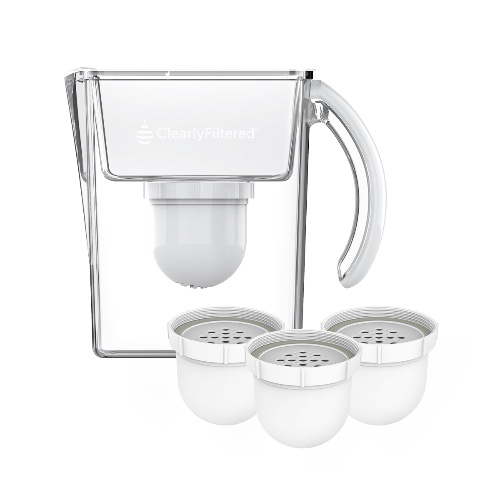 Filtered Water Pitcher + Filter 3-Pack