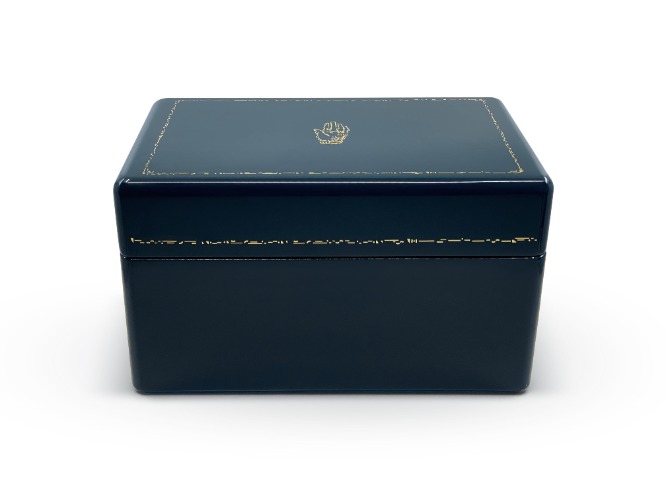 Midnight Navy Trunk Jewelry Box | Default Title