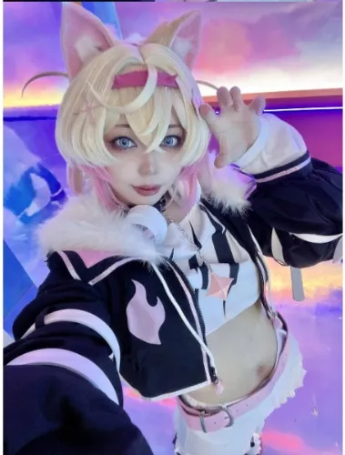 [Wetrose] COMPLETE SET Hololive Mococo Abyssgard + TAILS + SHOES + WIG