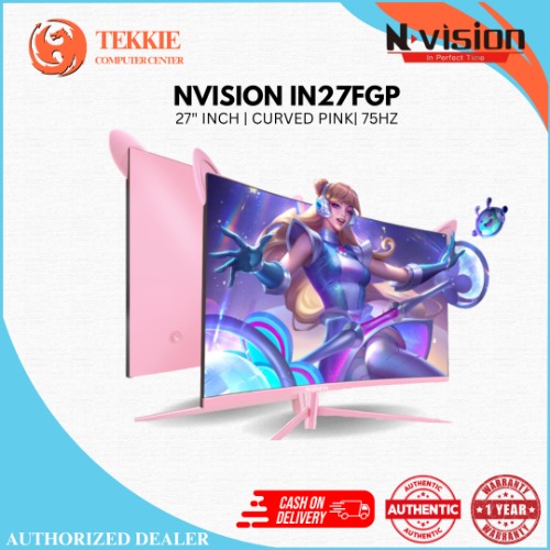 NVISION IN27FGP 27" 165HZ CURVED PINK