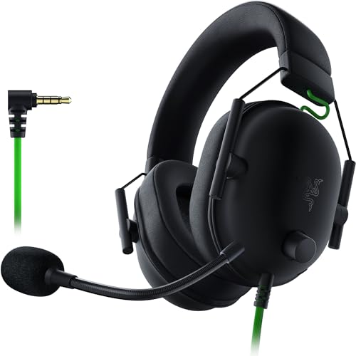 Razer BlackShark V2 X - Cuffie da Gioco Esports Cablate Multipiattaperma (Driver TriForce da 50 mm, Microfono cardioide HyperClear, Audio Surround 7.1) Nero - BlackShark V2 X - Nero