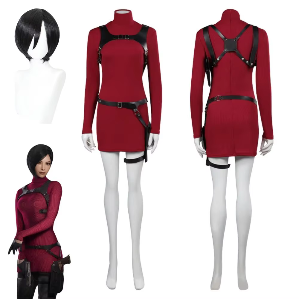 Resident femminile 4 Ada Wong Costume Cosplay vestito cintura abiti Fantasia Halloween carnevale travestimento vestito per donne adulte ragazze - AliExpress 