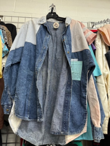 Thrift store shopping spree