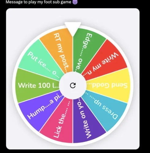 Wheel Spin Game - 1 x spin