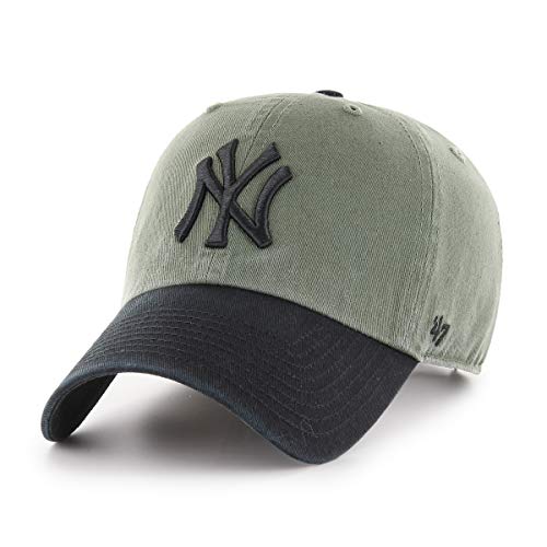 47 Brand MLB New York Yankees Branson Cap B-BRANS17CTP, Unisex - new-york-yankees - One Size - Green, Black