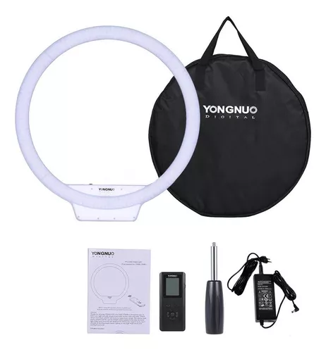 Iluminador Ring Light Pro Yongnuo Yn308 Bi-color Com Fonte