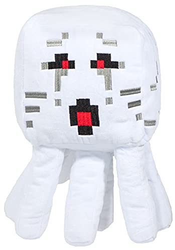 Jay Franco Minecraft Ghast Plush Stuffed Pillow Buddy - Super Soft Polyester Microfiber, 15 inches (Official Minecraft Product) - White - Ghast