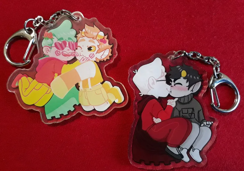 Homestuck Davekat Charms