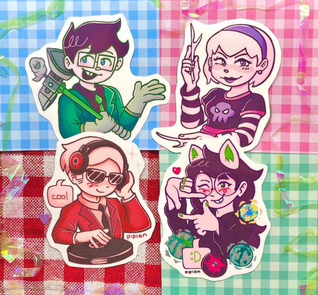 homestuck beta kids sticker! cute homosuck decal