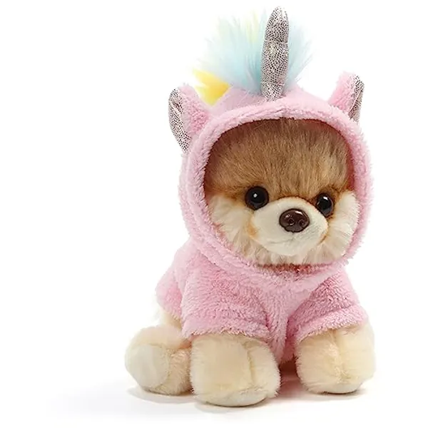 GUND World’s Cutest Dog Boo Itty Bitty Boo Unicorn Stuffed Animal Plush, 5"