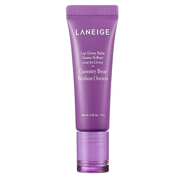 LANEIGE Lip Glowy Balm: Hydrate, Glossy, Lightweight, Moisturize & Tint with Shea Butter - Gummy Bear
