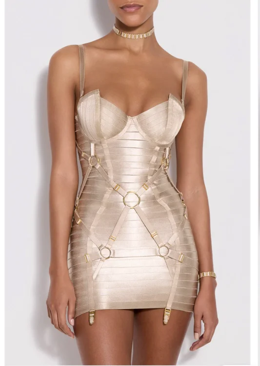 Bordelle Angela Bondage Dress 