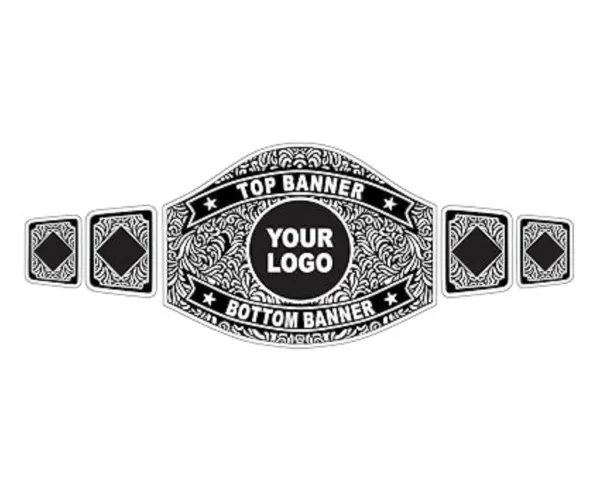 Customizable Wrestling Championship Belt