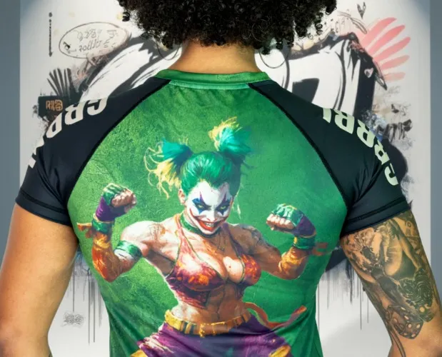 Grrrl Workout Gear (The Choker Rash Guard)