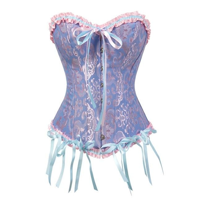 Lady In Lace Genuine Corsets - Pastels / L