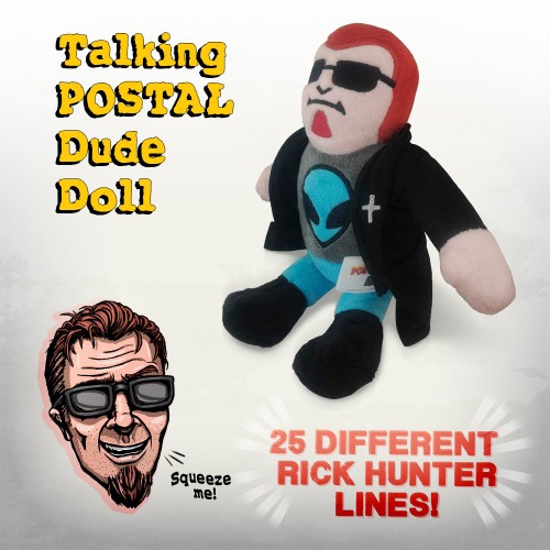Talking POSTAL Dude Doll - Running With Scissors