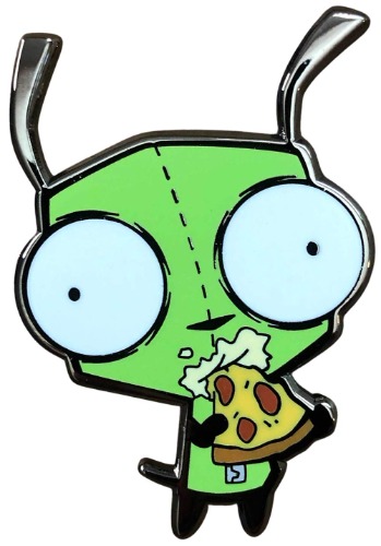 Pizza slurping Gir - Invader Zim Collectible Enamel Pin