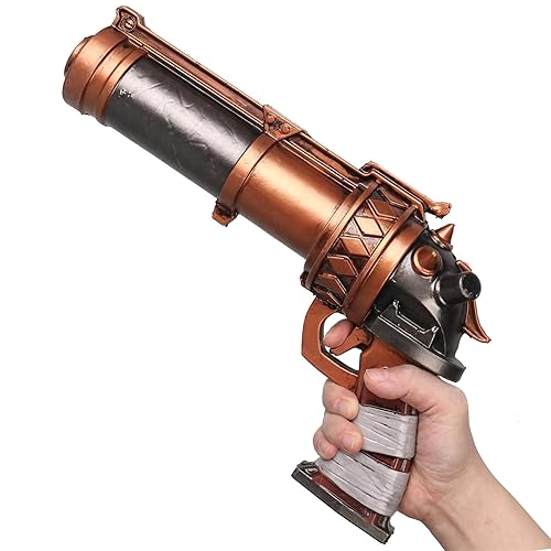 HOTTERCOS 12" Jin-x Steampunk Foam Weapons Cosplay Costume Accessories Props Replica Halloween Party