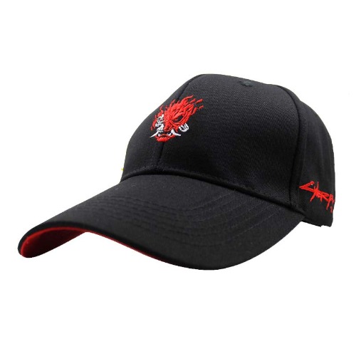 Cyberpunk Baseball Cap: Sun Protection, Adjustable Fit - Red